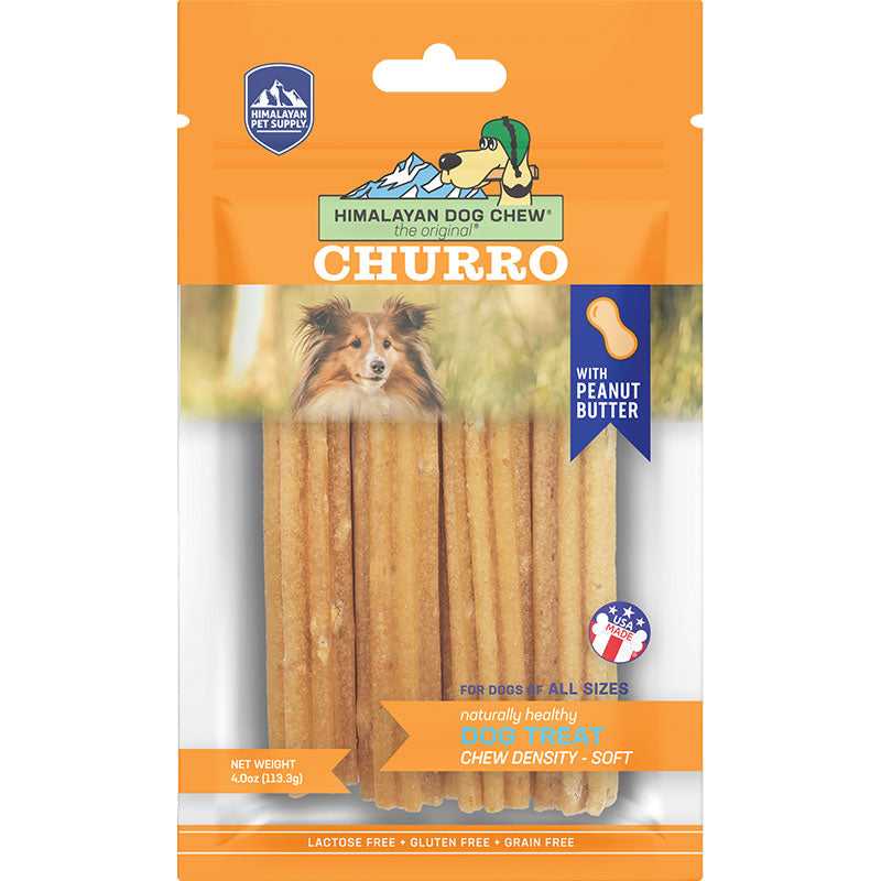 Himalayan Dog Yaky Churro Peanut Butter 4oz.