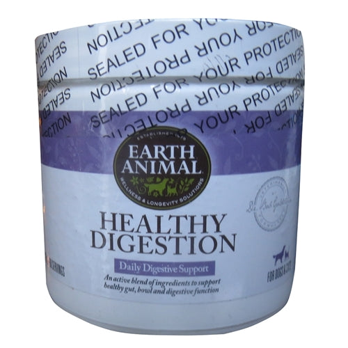 Earth Animal Healthy Digestion Dog Supplement 8oz for your Pet Dog with Pet Store X.