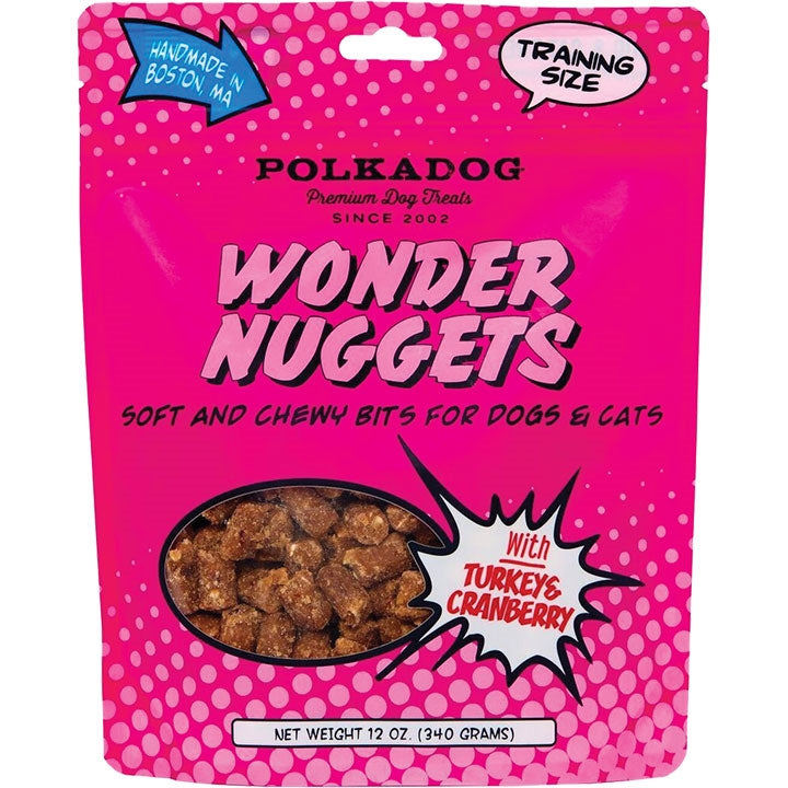 Polka Dog Bakery Dog Wonder Nuggets Turkey 12oz for your Pet Dog with Pet Store X!