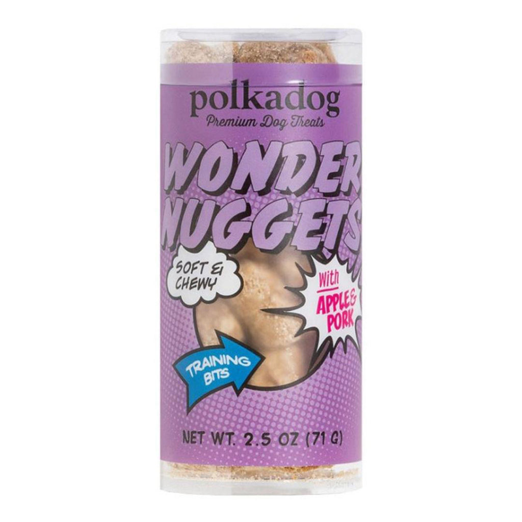 Polka Dog Wonder Nuggets Pork Apple Mini 25oz for your Pet Dog with Pet Store X!