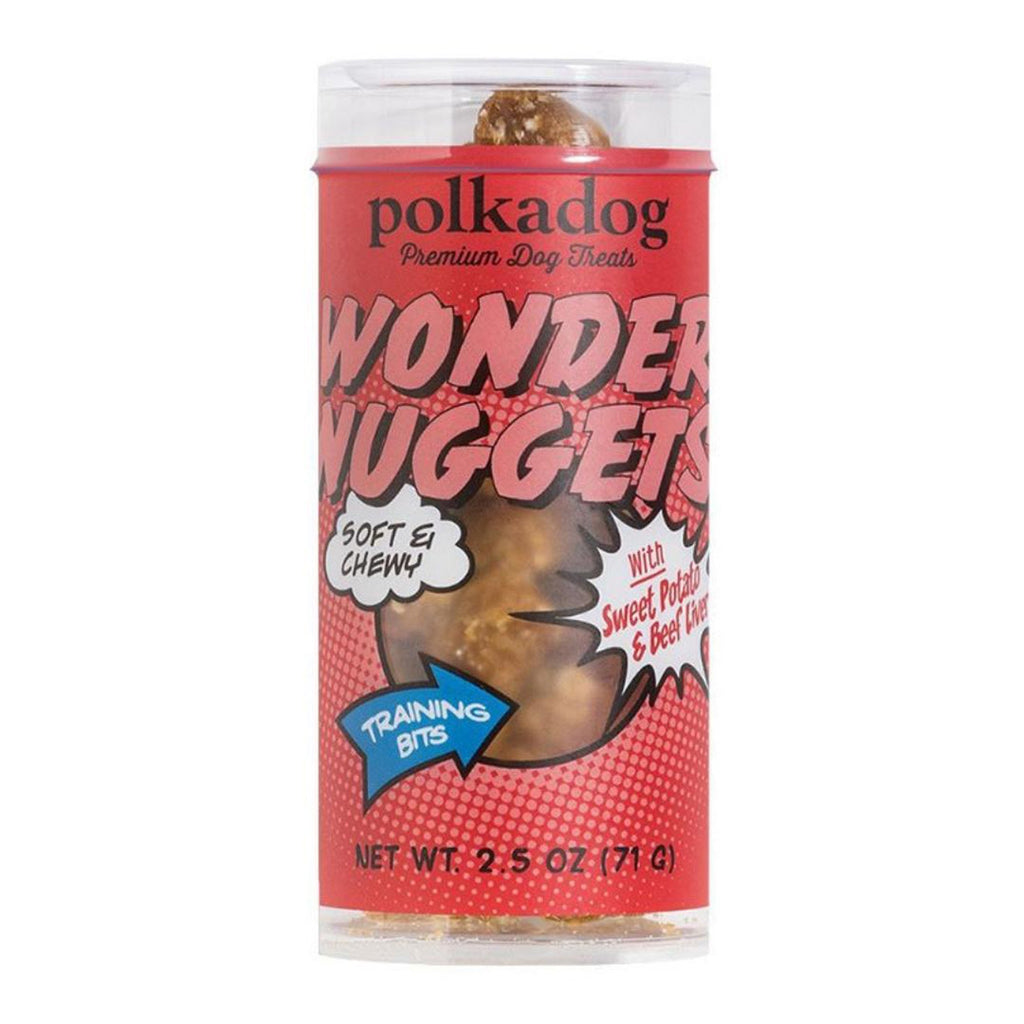 Polka Dog Wonder Nuggets Beef Sweet Potato Mini 25oz for your Pet Dog with Pet Store X!