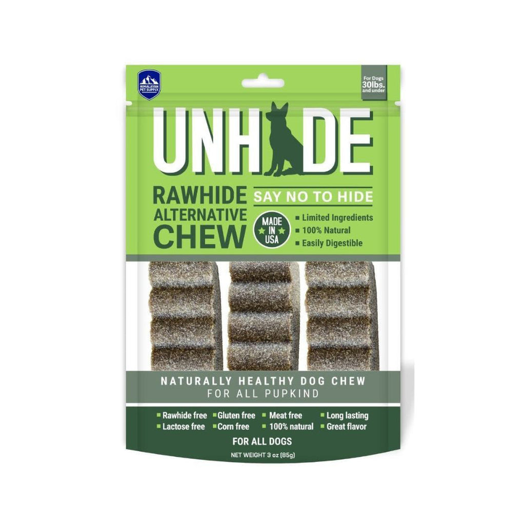 Himalayn Dog Grain Free Chew Unhide Rawhide Free 3oz 3Pk for your Pet Dog with Pet Store X!