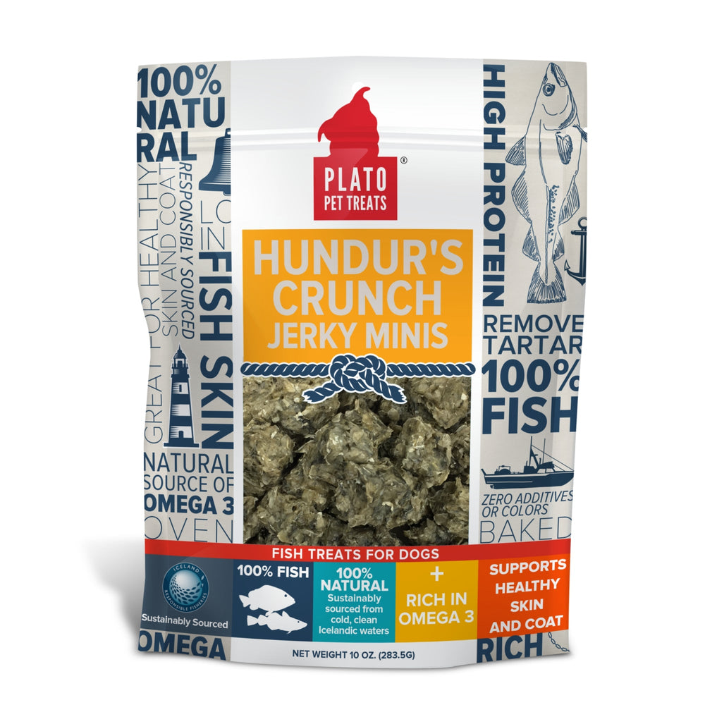 Plato Hundurs Crunch Jerky Mini 10oz.