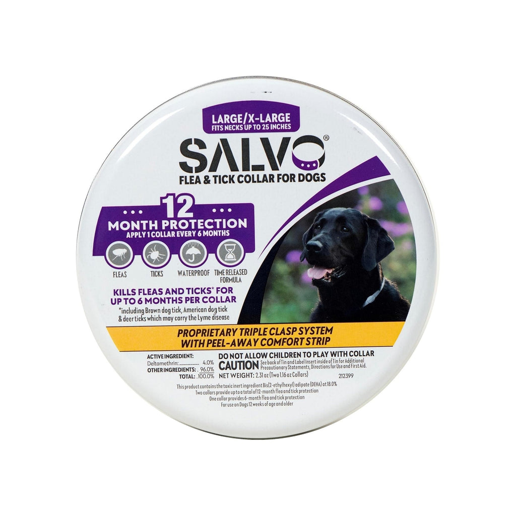 Salvo Flea And Tick Collar For Dogs Large-2 Pk