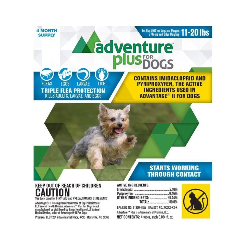 Adventure Plus For Dogs 11-20Lbs. - 4Pk