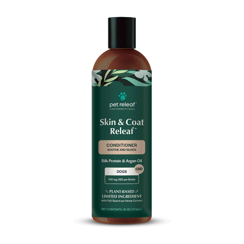 Pet Releaf Skin & Coat Dog 16oz. Soothe & Silken Conditioner Cbd 100Mg