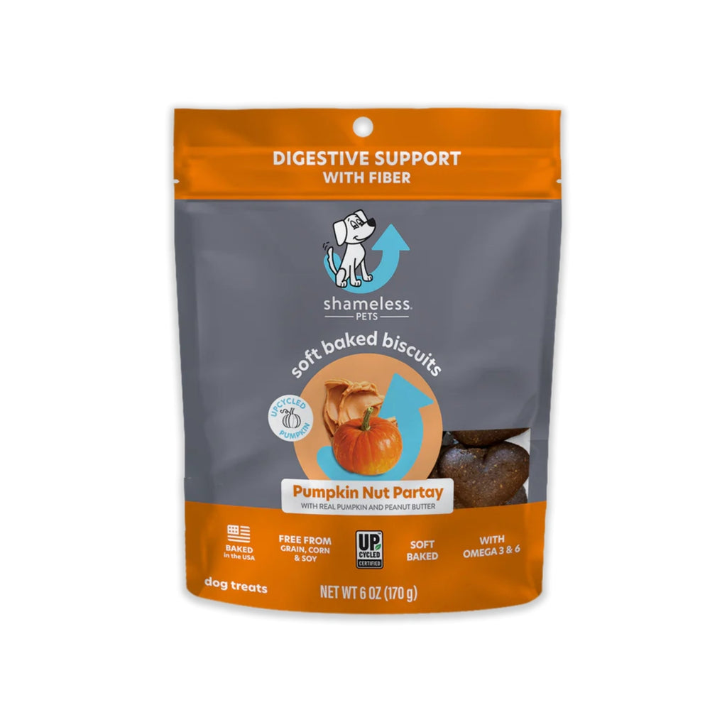 Shameless Soft Baked Dog Biscuits Pumpkin/Peanut Butter 6oz.