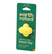 Earth Rated Dog Fetch Toy Yellow Rubber Small