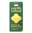 earth Rated Dog Fetch Toy Yellow Rubber Medium