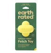 earth Rated Dog Fetch Toy Yellow Rubber Large