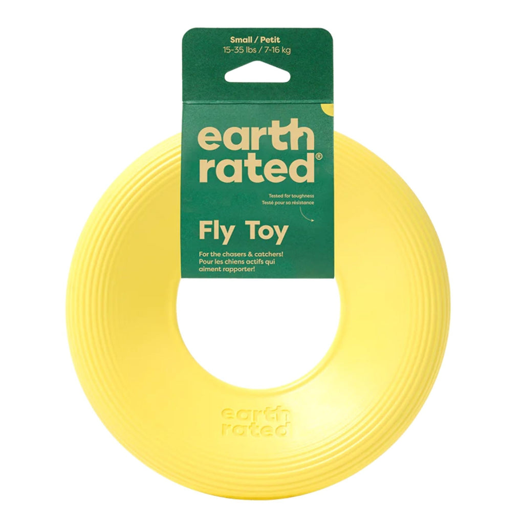 Earth Rated Dog Flyer Toy Yellow Small