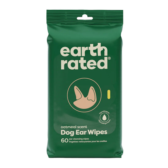 Earth Rated Dog Ear Wipes 60 Count for your Pet Dog with Pet Store X.