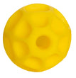 Starmark Treat Dispensing Tetraflex Dog Toy Yellow 1ea/SM