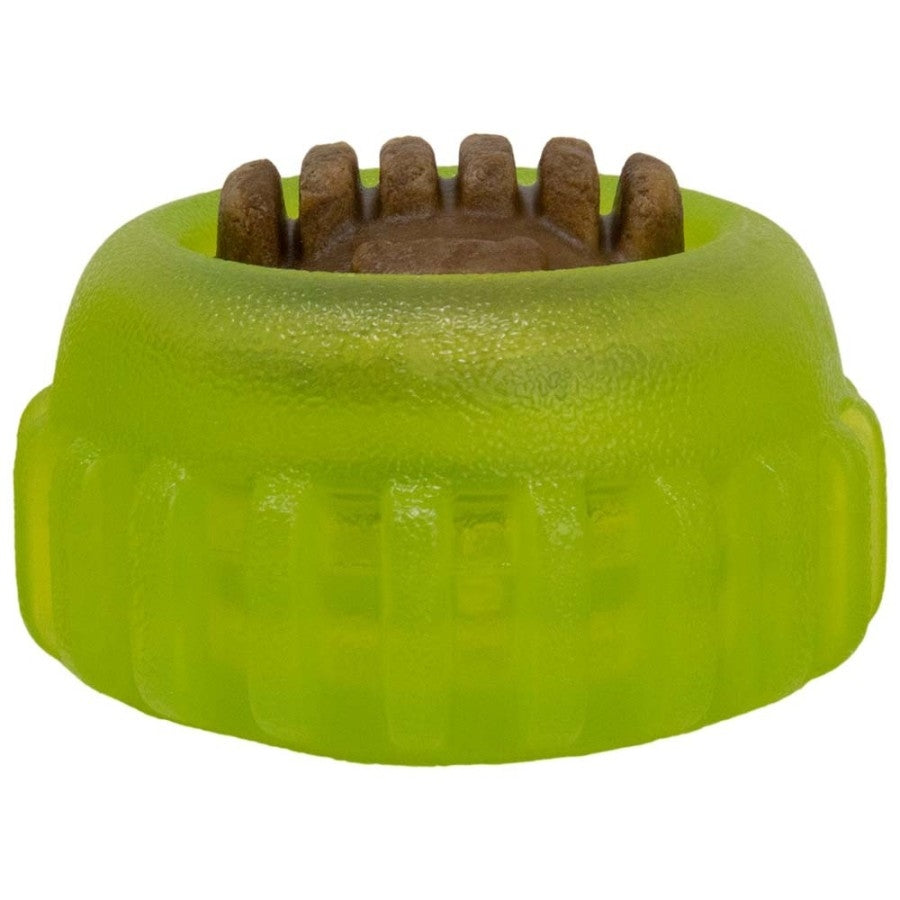 Starmark Sprocket with Ridged Dog Treat Green 1ea/MD