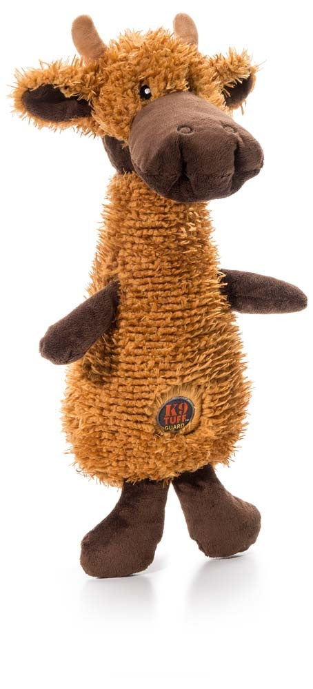 Charming Pet Products Scruffles Moose Plush Dog Toy Brown 1ea/LG for your Pet Dog with Pet Store X.