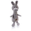 Charming Pet Products Scruffles Bunny Plush Dog Toy Gray 1ea/SM