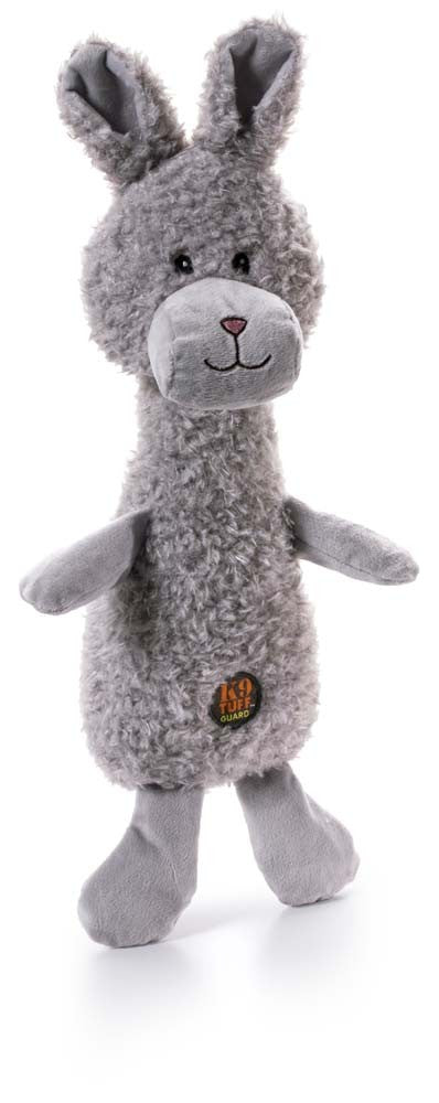 Charming Pet Products Scruffles Bunny Plush Dog Toy Gray 1ea/SM for your Pet Dog with Pet Store X.