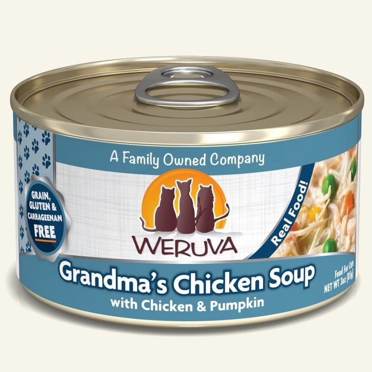 Weruva Cat Grandmas Chicken Soup with Chicken and Pumpkin 3oz. (Case of 24)