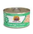 Weruva Cat Green Eggs and Chicken with Chicken and Egg in Pea Soup 3oz. (Case of 24)