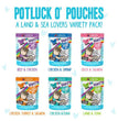 BFF Cat Omg Potluck O Pouches Variety Pack. 2.8oz.(Case of 12)