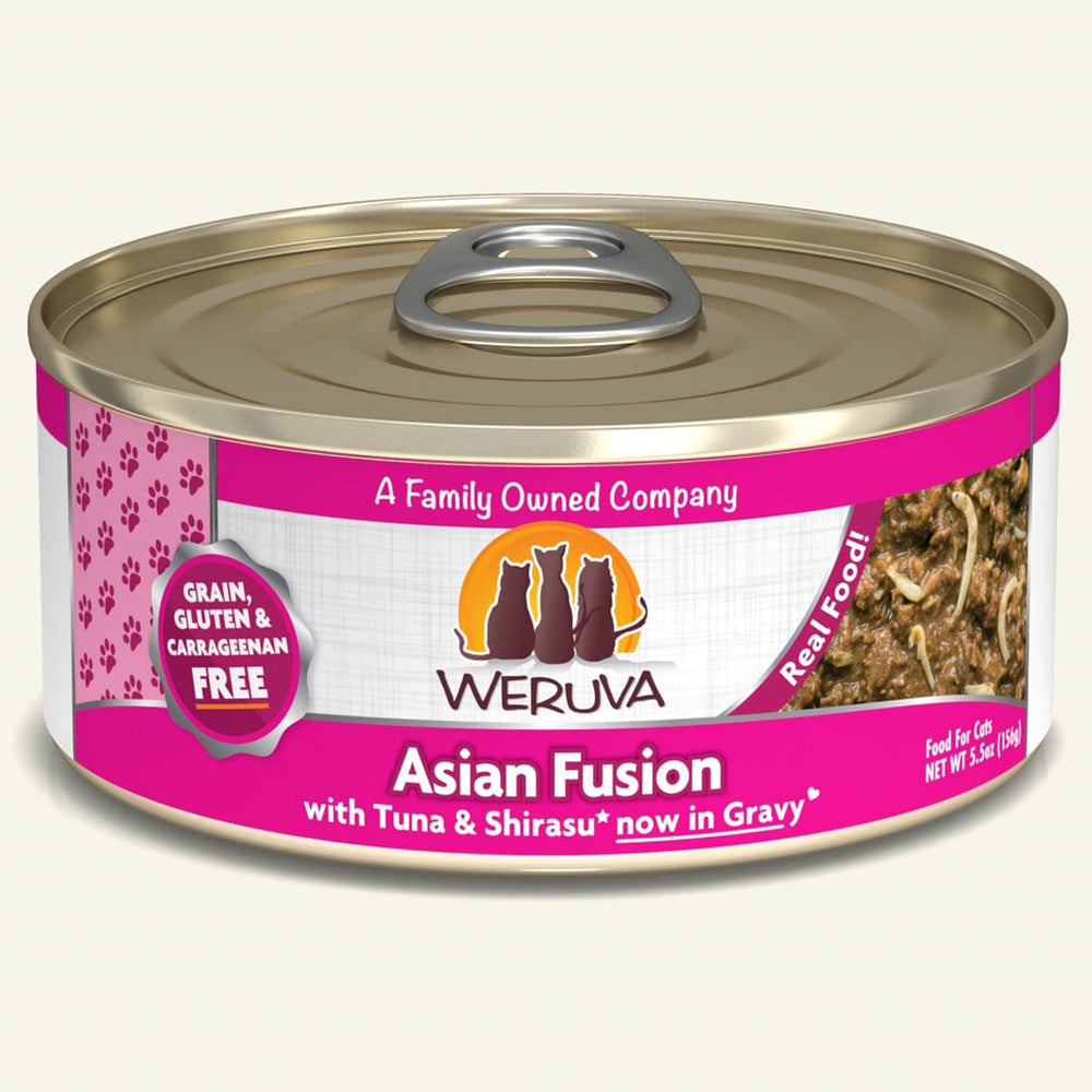 Weruva Cat Asian Fusion with Tuna and Shirasu in Gravy 5.5oz. (Case of 24)