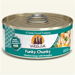 Weruva Cat Funky Chunky Chicken Soup with Pumpkin 55oz (Case of 24) for your Pet Cat with Pet Store X!