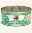 Weruva Green Eggs and Chicken with Chicken and Egg in Pea Soup 5.5oz. (Case of 24)