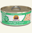 Weruva Green Eggs and Chicken with Chicken and Egg in Pea Soup 5.5oz. (Case of 24)