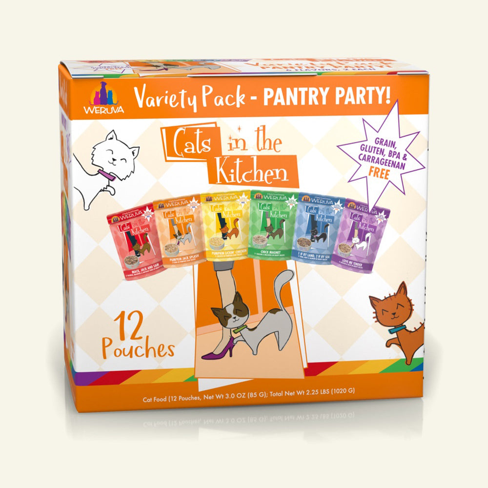 Cats In The Kitchen Pantry Party Pouch Variety Pack 3oz. Pouch (Case of 12)