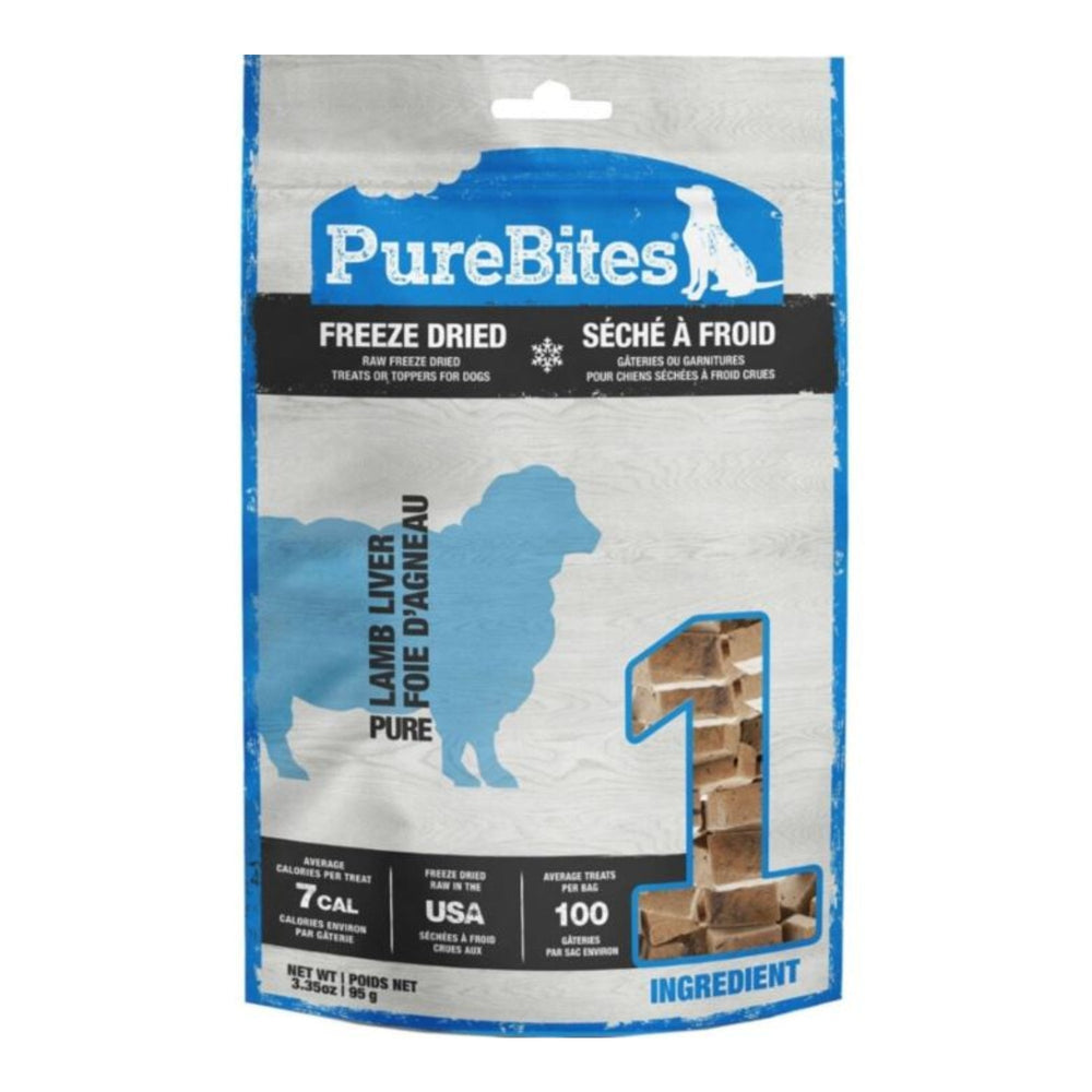 Purebites Freeze Dried Dog Treats Lamb 3.35oz.