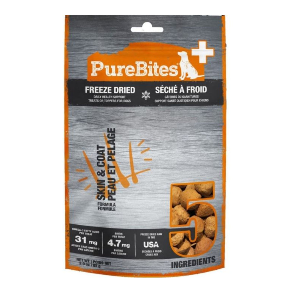 Purebites+ Freeze Dried Dog Skin & Coat Chicken 3oz.