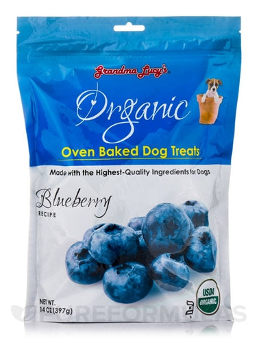 Grandma Lucys Dog Organic Baked Blueberry Treat 14 oz for your Pet Dog with Pet Store X!