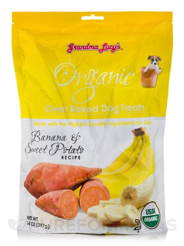 Grandma Lucys Dog Organic Baked Banana Treat 14 oz for your Pet Dog with Pet Store X!