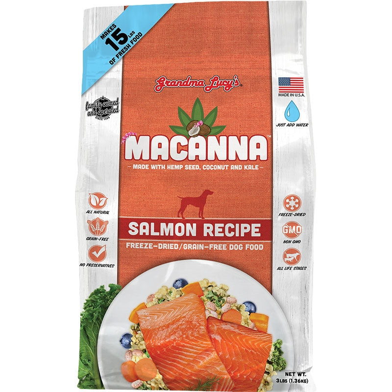 Grandma Lucys Dog Macanna Ana Grain Free Free Salmon Trial Size (Case Of 6)