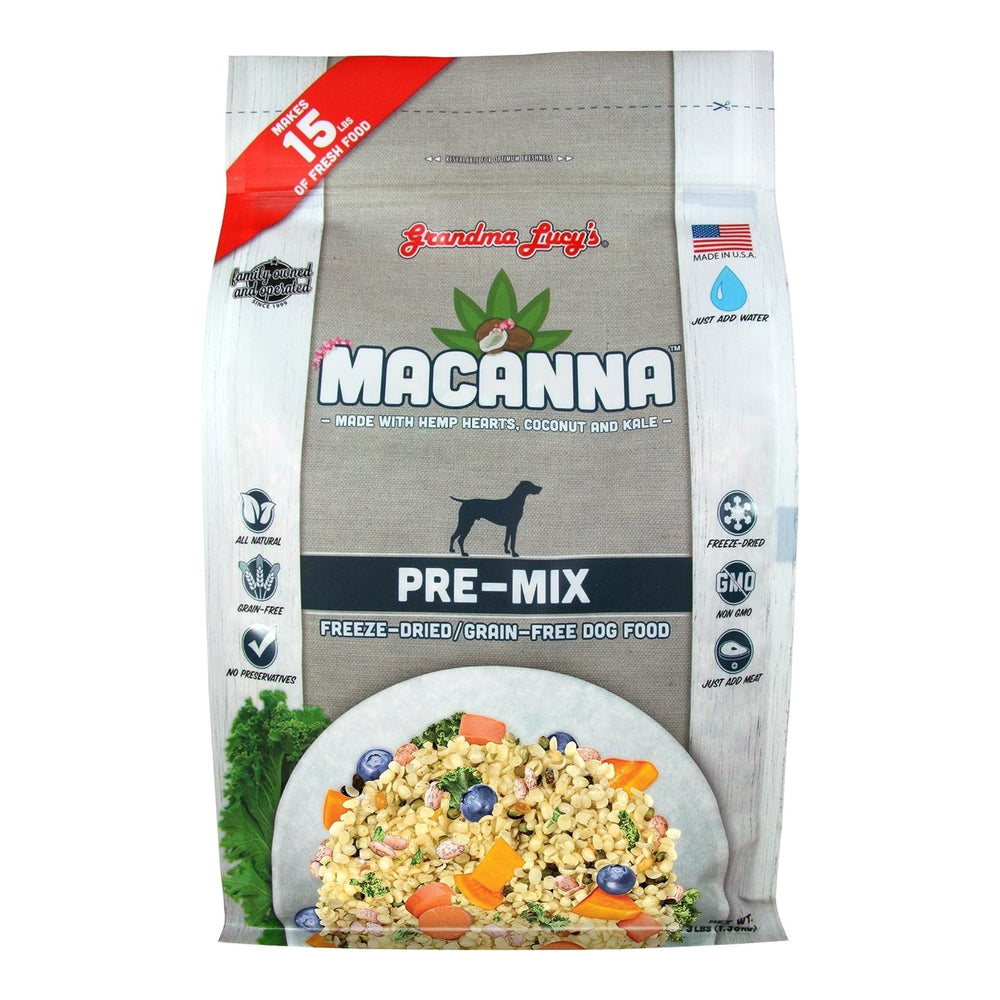 Grandma Lucys Dog Macanna Ana Grain Free Free Pre-Mix 3 Lbs for your Pet Dog with Pet Store X!