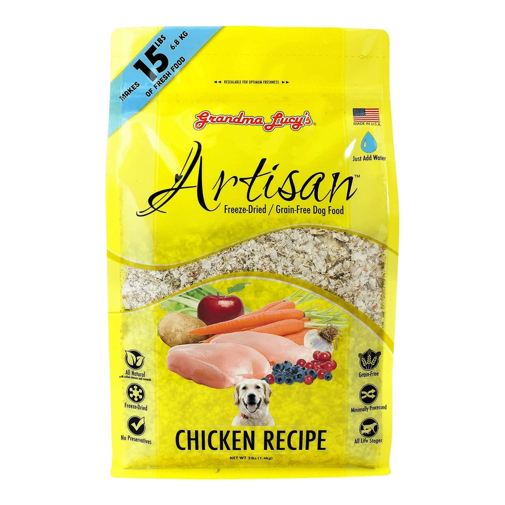 Grandma Lucys Dog Artisian Grain Free Chicken 3 Lbs for your Pet Dog with Pet Store X!