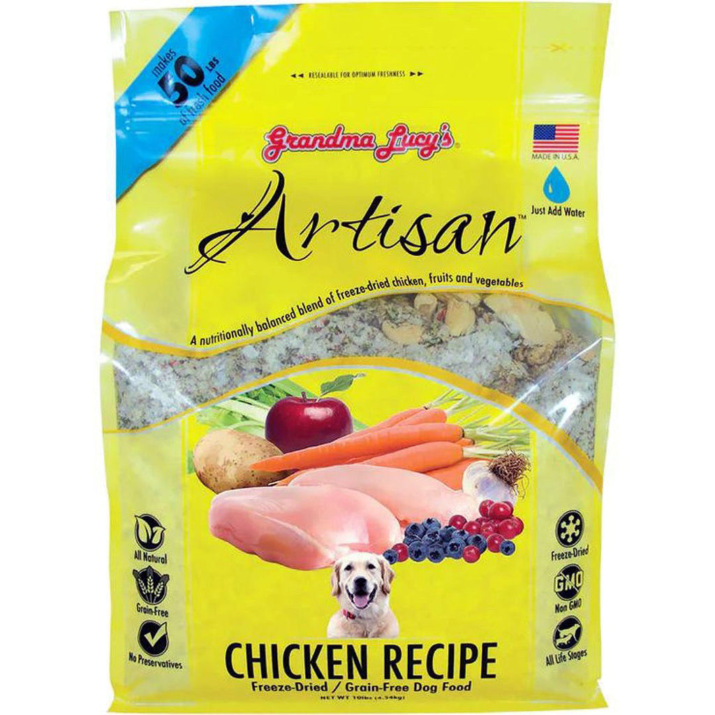 Grandma Lucys Dog Artisian Grain Free Chicken 10 Lbs.