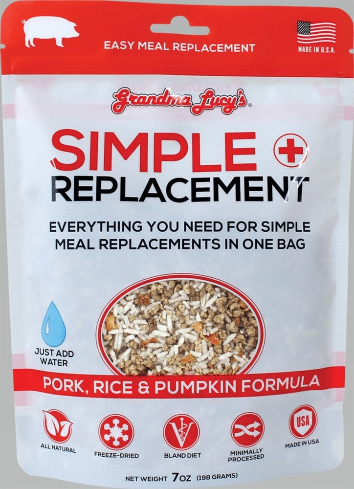 Grandma Lucys Dog Freeze Dried Simple Replacement Pork 7 oz for your Pet Dog with Pet Store X!