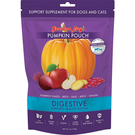 Grandma Lucys Pumpkin Pouch Digestive 6oz for your Pet Dog with Pet Store X!