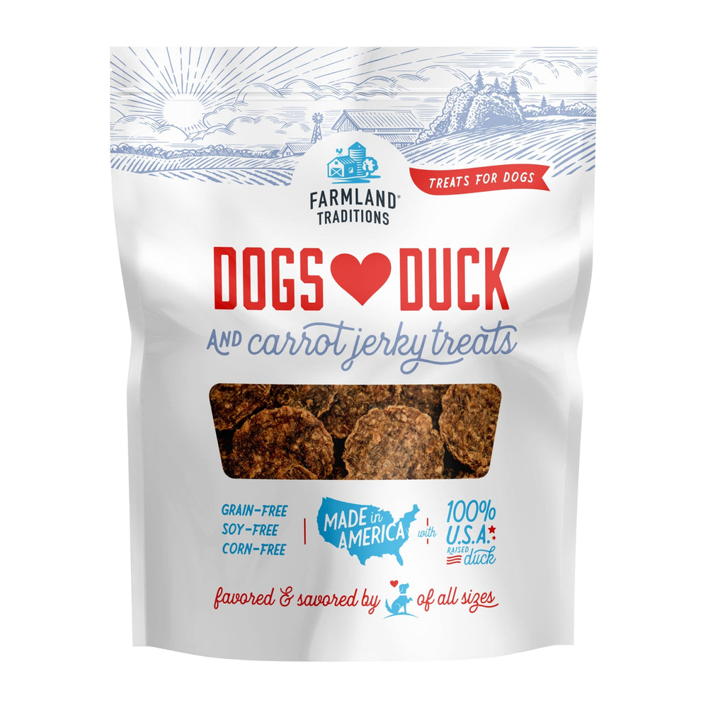 Farmland Traditions Dogs Love Duck and Carrot Dog Treats 1ea/40oz for your Pet Dog with Pet Store X!