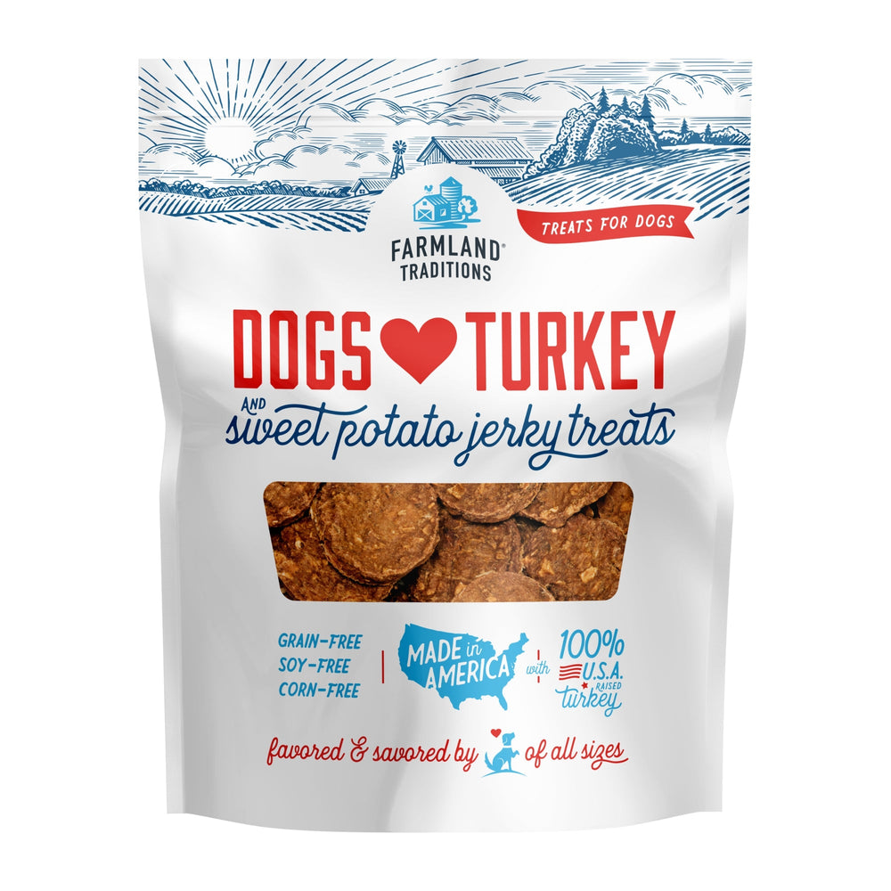 Farmland Traditions Dogs Love Turkey and Sweet Potato Dog Treats 1ea/48oz for your Pet Dog with Pet Store X!