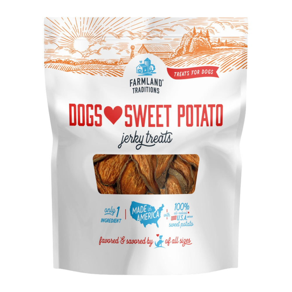 Farmland Traditions Dogs Love Sweet Potato Dog Treats 1ea/32oz for your Pet Dog with Pet Store X!