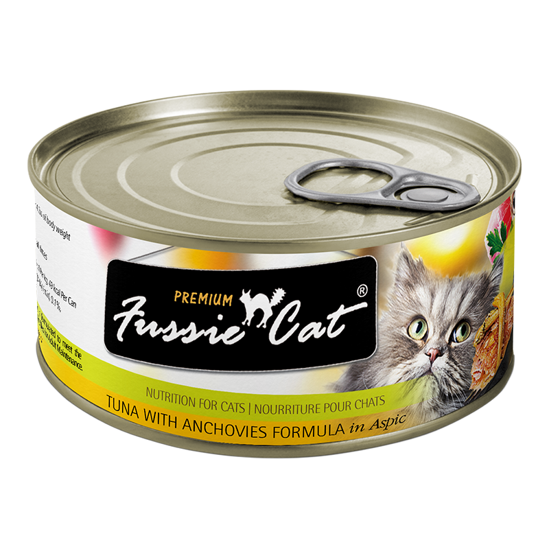 Fussie Cat Premium Tuna Anchovy In Aspic 2.82oz. (Case of 24)