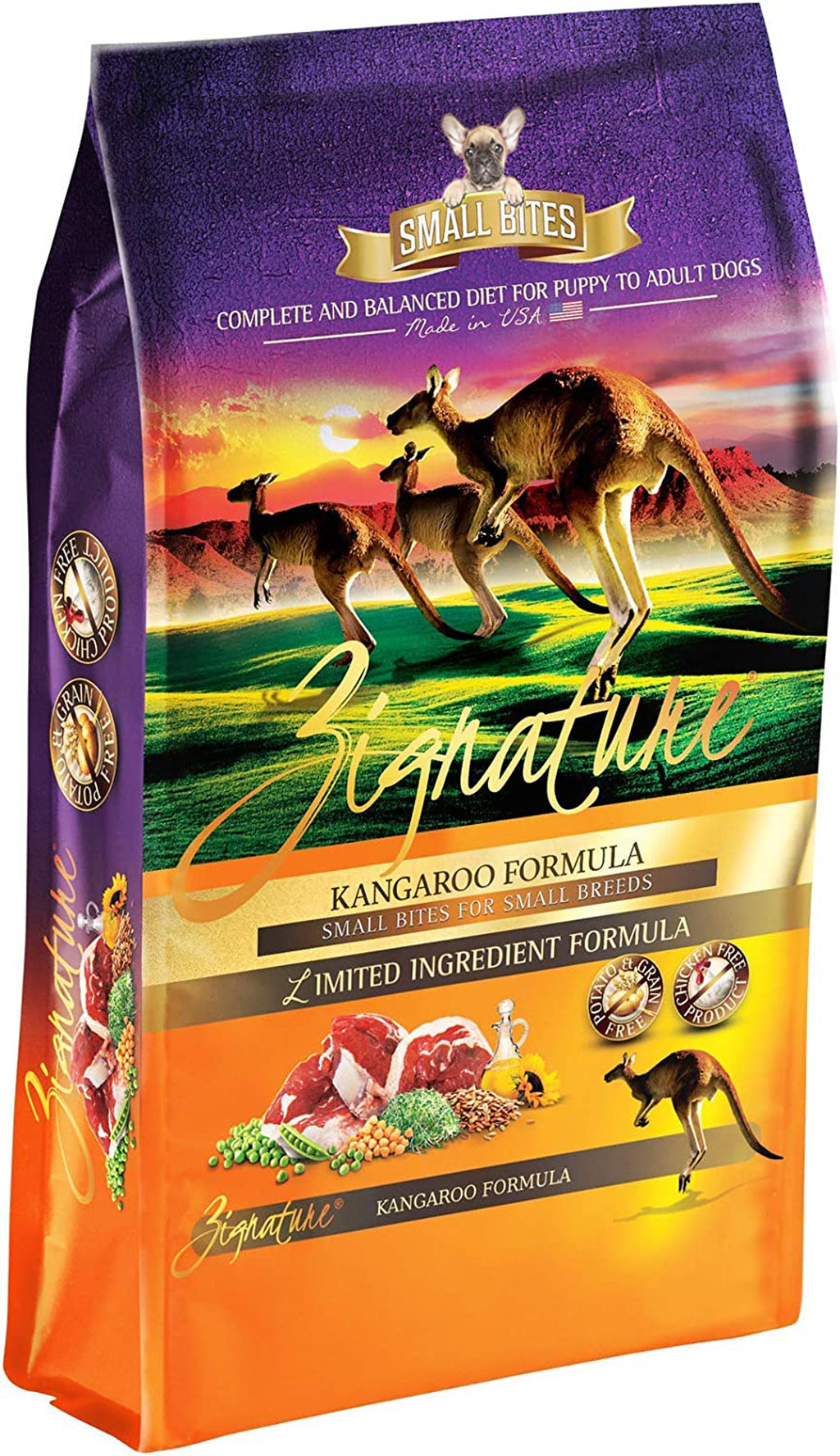 Zignature Dog 4Lb.  Small Bite Kangaroo