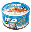 Fussie Cat Premium Tuna with Small Anchovies in Goat milk Gravy 2.47oz. (Case of 24)