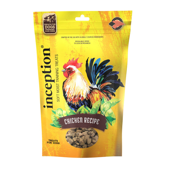 Inception Dog 4oz Chicken Soft Moist Treat for your Pet Dog with Pet Store X!