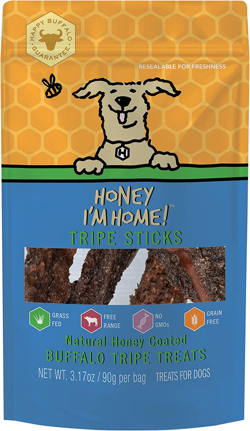 Honey Im Home Dog Buffalo Tripe Streaks 317oz for your Pet Dog with Pet Store X!