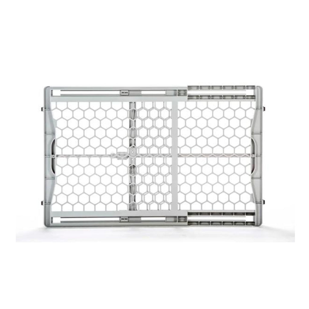 Carlson Plastic Expandable Pet Gate Gray 28-42 X 23in.