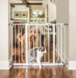 Carlson Extra Wide Pet Gate w/ Slide Handle White 29-51 X 30in.