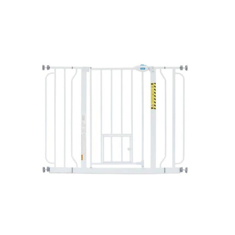 Carlson Extra Wide Pet Gate w/ Slide Handle White 29-51 X 30in.